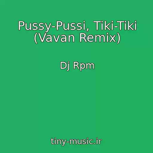 کاور آهنگ Pussy-Pussi, Tiki-Tiki (Vavan Remix) از Dj Rpm