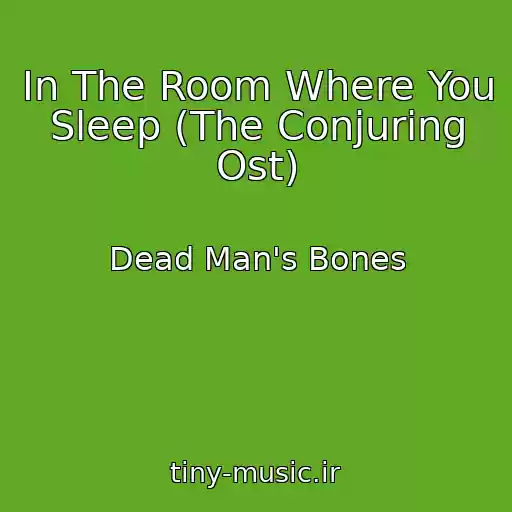 کاور آهنگ In The Room Where You Sleep (The Conjuring Ost) از Dead Man's Bones