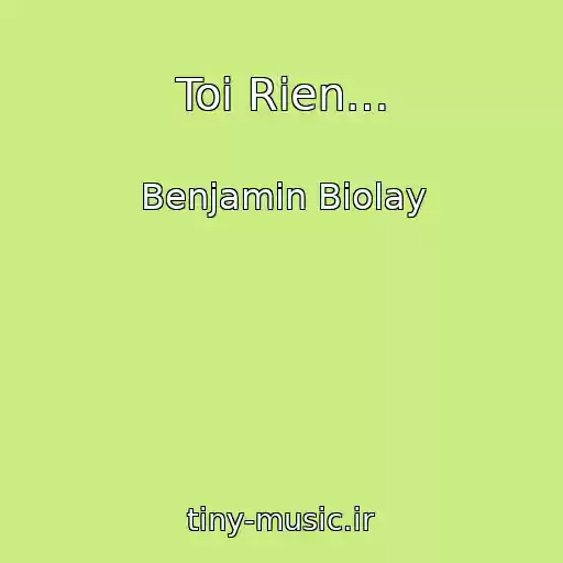 کاور آهنگ Toi Rien… از Benjamin Biolay