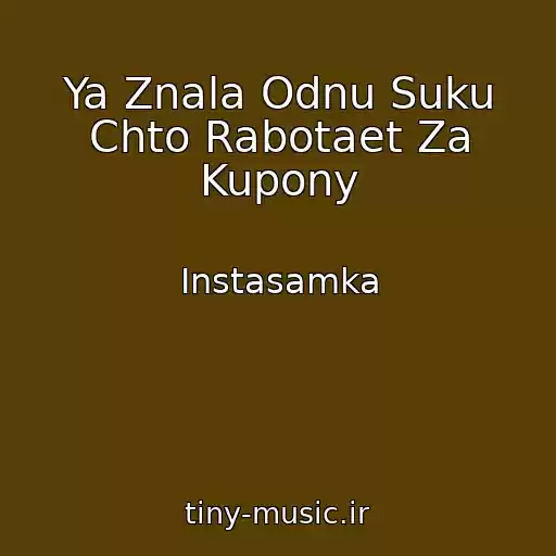 کاور آهنگ Ya Znala Odnu Suku Chto Rabotaet Za Kupony از Instasamka