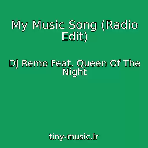کاور آهنگ My Music Song (Radio Edit) از Dj Remo Feat. Queen Of The Night