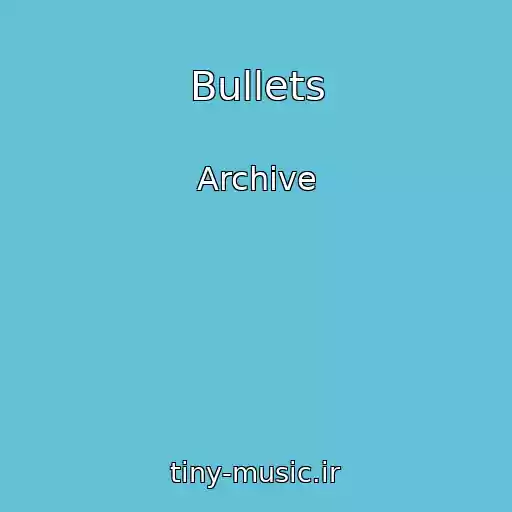کاور آهنگ Bullets از Archive