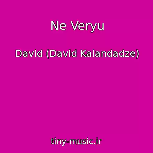 کاور آهنگ Ne Veryu از David (David Kalandadze)