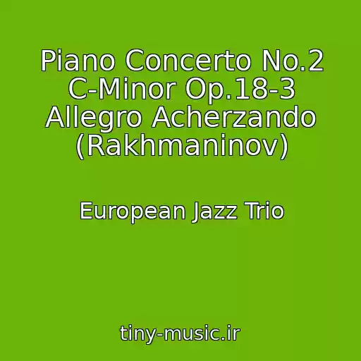 کاور آهنگ Piano Concerto No.2 C-Minor Op.18-3 Allegro Acherzando (Rakhmaninov) از European Jazz Trio