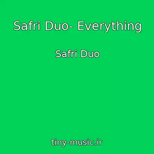 کاور آهنگ Safri Duo- Everything از Safri Duo