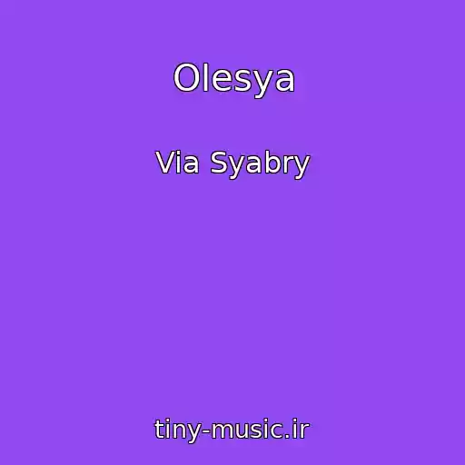 کاور آهنگ Olesya از Via Syabry
