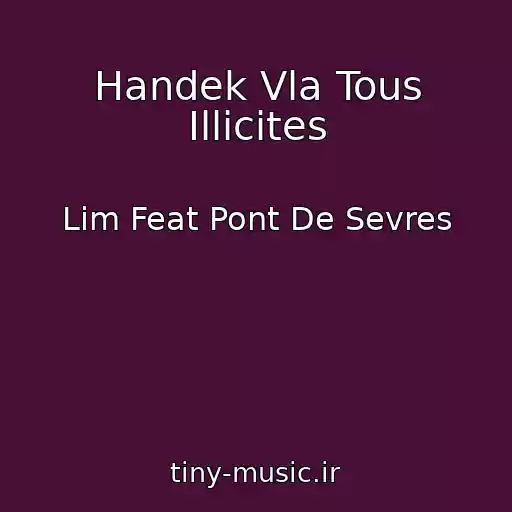 کاور آهنگ Handek Vla Tous Illicites از Lim Feat Pont De Sevres