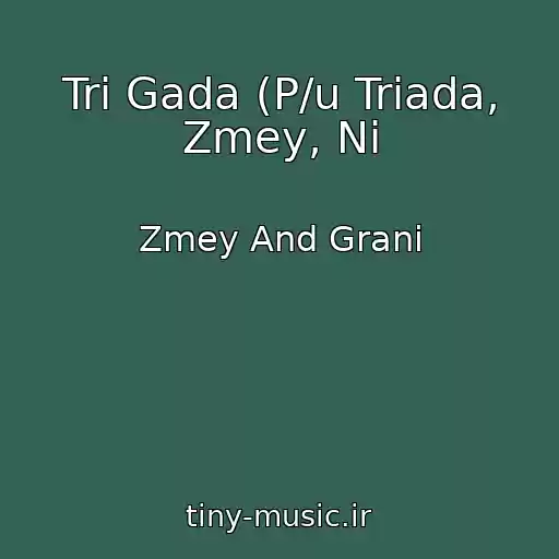 کاور آهنگ Tri Gada (P/u Triada, Zmey, Ni از Zmey And Grani