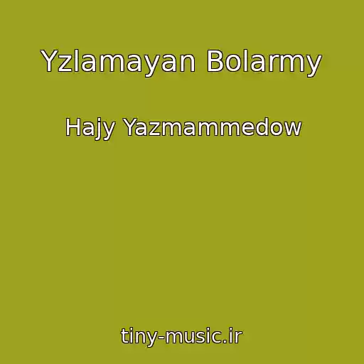 کاور آهنگ Yzlamayan Bolarmy از Hajy Yazmammedow