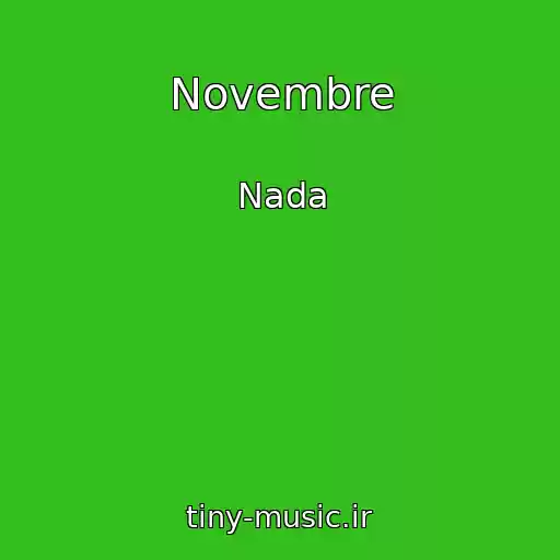 کاور آهنگ Novembre از Nada