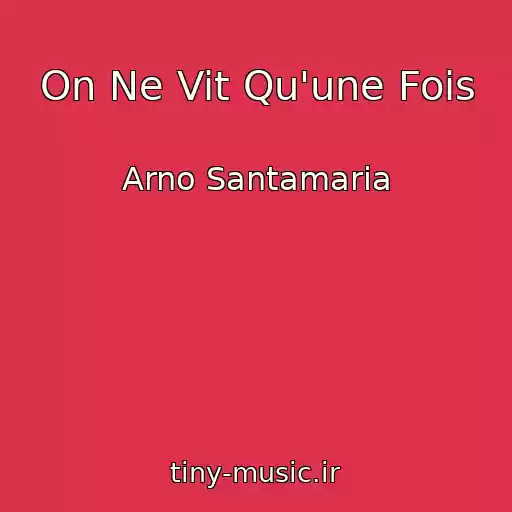کاور آهنگ On Ne Vit Qu'une Fois از Arno Santamaria