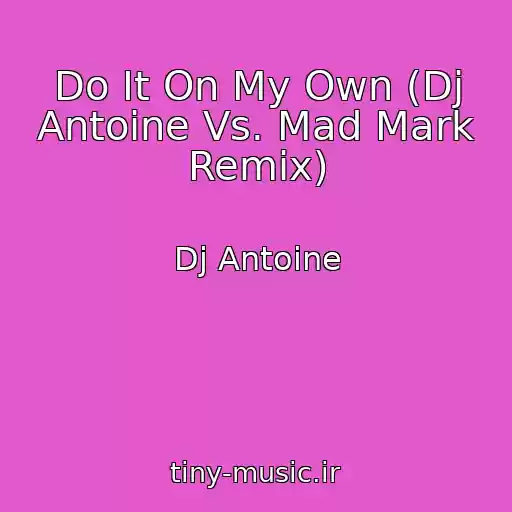 کاور آهنگ Do It On My Own (Dj Antoine Vs. Mad Mark Remix) از Dj Antoine