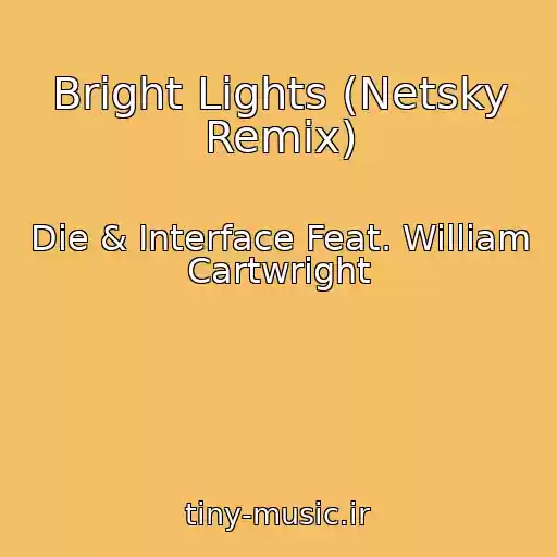 کاور آهنگ Bright Lights (Netsky Remix) از Die & Interface Feat. William Cartwright