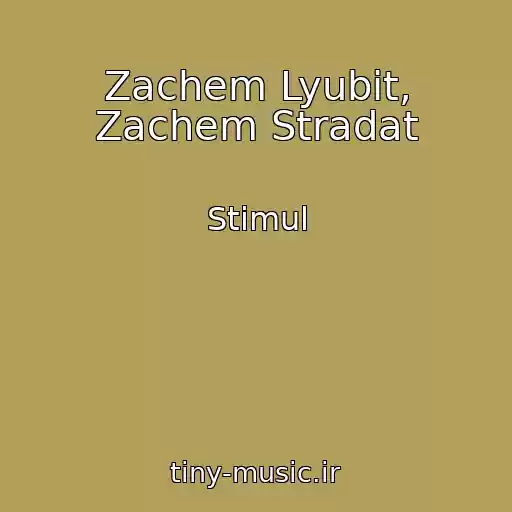 کاور آهنگ Zachem Lyubit, Zachem Stradat از Stimul