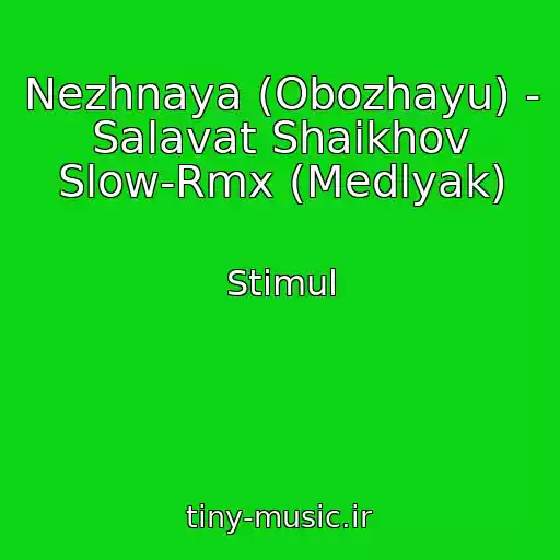 کاور آهنگ Nezhnaya (Obozhayu) - Salavat Shaikhov Slow-Rmx (Medlyak) از Stimul