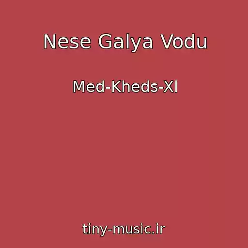 کاور آهنگ Nese Galya Vodu از Med-Kheds-Xl
