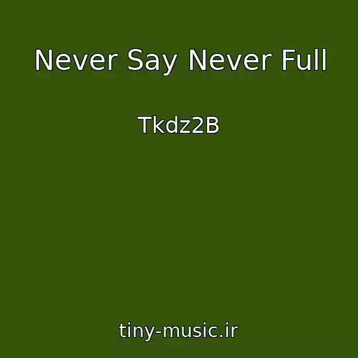 کاور آهنگ Never Say Never Full از Tkdz2B