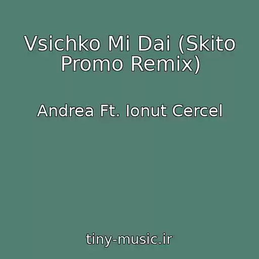 کاور آهنگ Vsichko Mi Dai (Skito Promo Remix) از Andrea Ft. Ionut Cercel