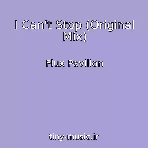 کاور آهنگ I Can't Stop (Original Mix) از Flux Pavilion