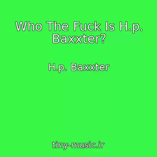 کاور آهنگ Who The Fuck Is H.p. Baxxter? از H.p. Baxxter