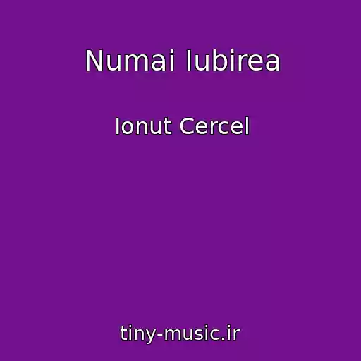 کاور آهنگ Numai Iubirea از Ionut Cercel