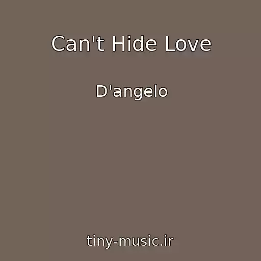 کاور آهنگ Can't Hide Love از D'angelo