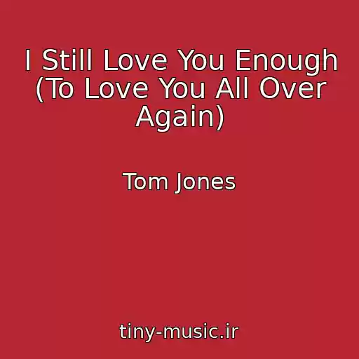 کاور آهنگ I Still Love You Enough (To Love You All Over Again) از Tom Jones