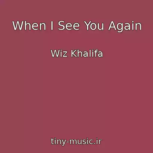 کاور آهنگ When I See You Again از Wiz Khalifa
