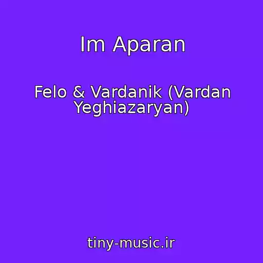 کاور آهنگ Im Aparan از Felo & Vardanik (Vardan Yeghiazaryan)