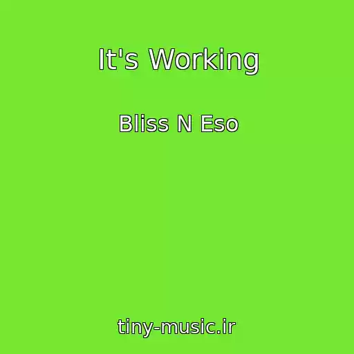 کاور آهنگ It's Working از Bliss N Eso