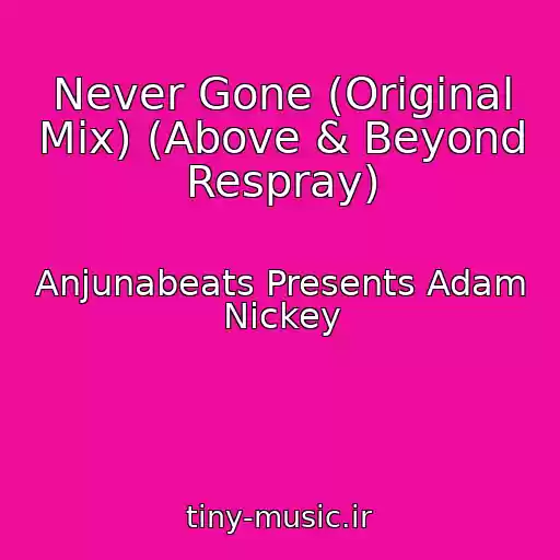 کاور آهنگ Never Gone (Original Mix) (Above & Beyond Respray) از Anjunabeats Presents Adam Nickey
