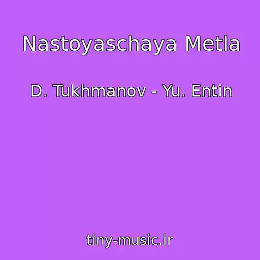 کاور آهنگ Nastoyaschaya Metla از D. Tukhmanov - Yu. Entin
