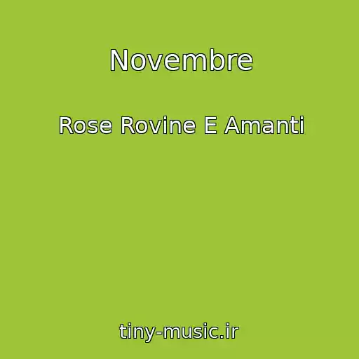 کاور آهنگ Novembre از Rose Rovine E Amanti