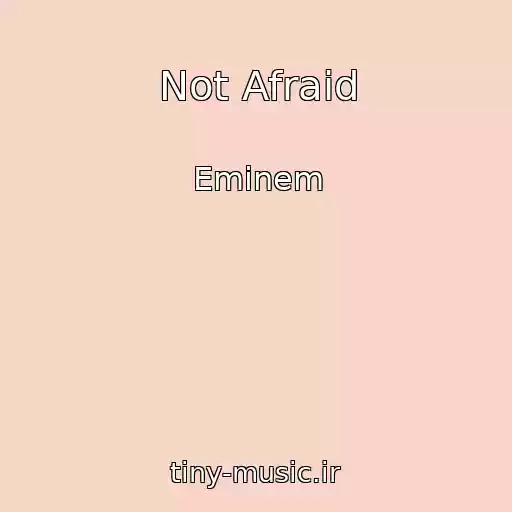 کاور آهنگ Not Afraid از Eminem
