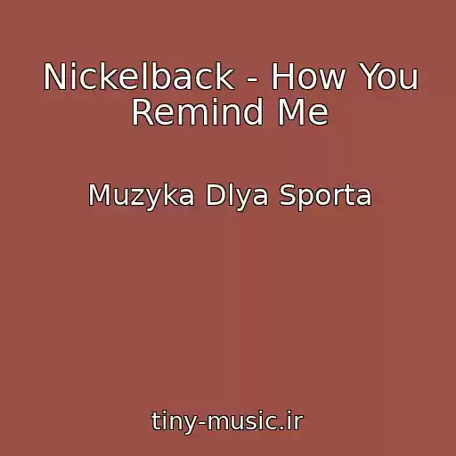 کاور آهنگ Nickelback - How You Remind Me از Muzyka Dlya Sporta