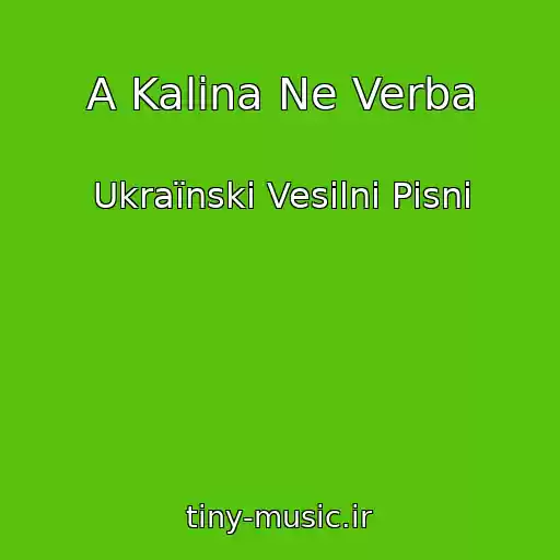 کاور آهنگ A Kalina Ne Verba از Ukraїnskі Vesіlnі Pіsnі