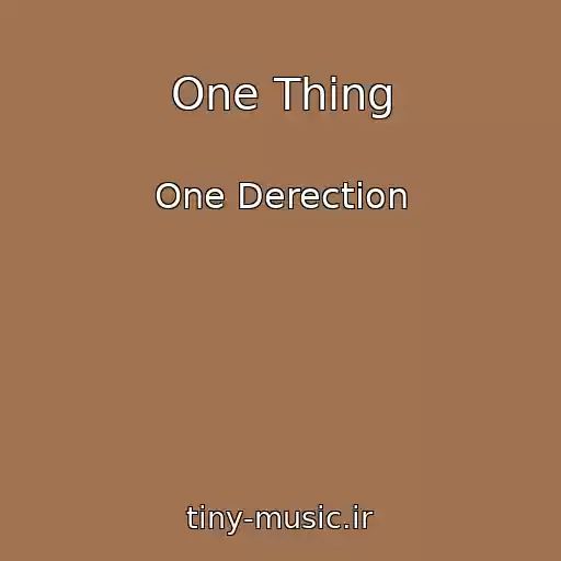 کاور آهنگ One Thing از One Derection