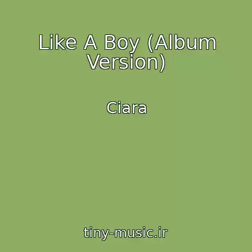 کاور آهنگ Like A Boy (Album Version) از Ciara