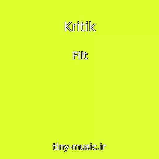 کاور آهنگ Kritik از Flіt
