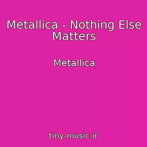 کاور آهنگ Metallica - Nothing Else Matters از Metallica
