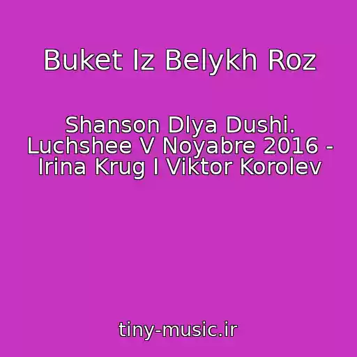 کاور آهنگ Buket Iz Belykh Roz از Shanson Dlya Dushi. Luchshee V Noyabre 2016 - Irina Krug I Viktor Korolev