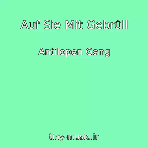 کاور آهنگ Auf Sie Mit Gebrüll از Antilopen Gang