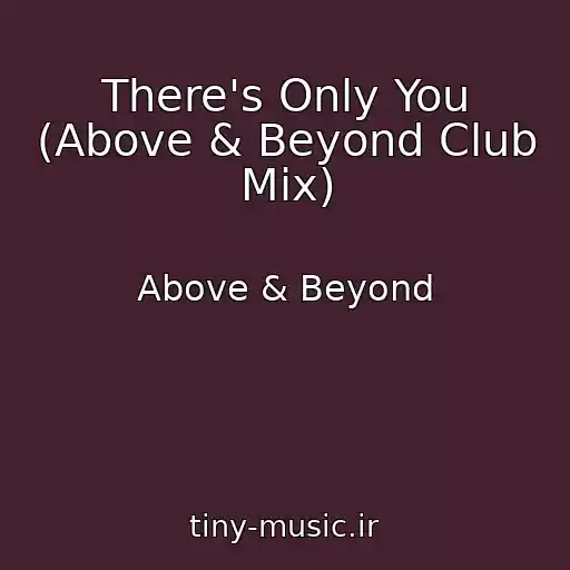 کاور آهنگ There's Only You (Above & Beyond Club Mix) از Above & Beyond