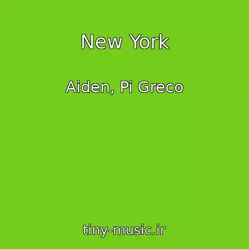 کاور آهنگ New York از Aiden, Pi Greco
