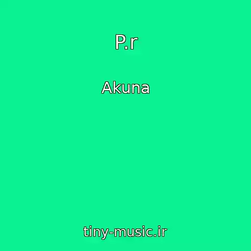 کاور آهنگ P.r از Akuna
