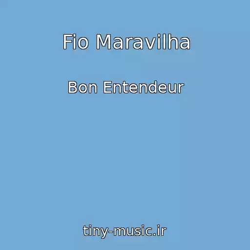 کاور آهنگ Fio Maravilha از Bon Entendeur