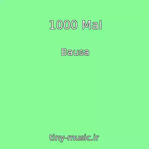 کاور آهنگ 1000 Mal از Bausa