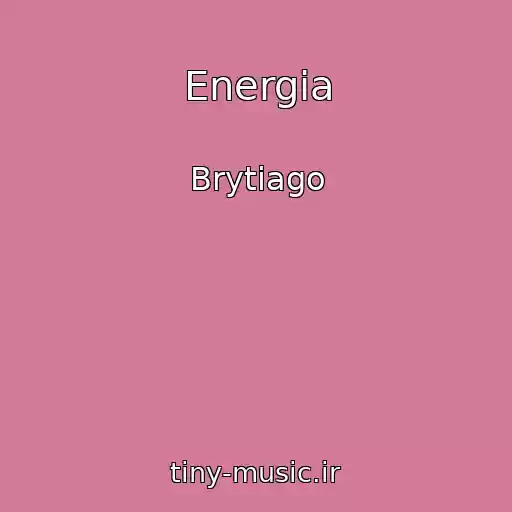 کاور آهنگ Energia از Brytiago