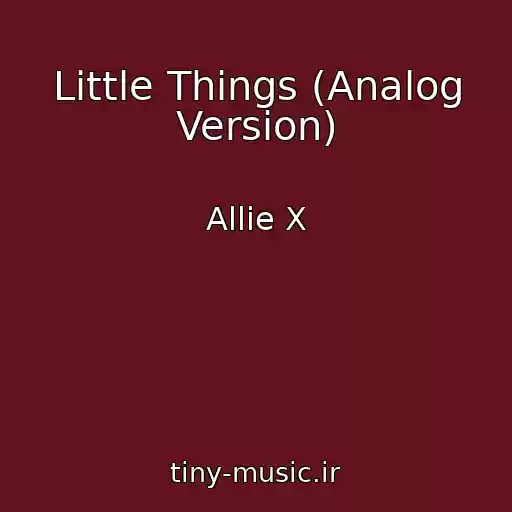 کاور آهنگ Little Things (Analog Version) از Allie X