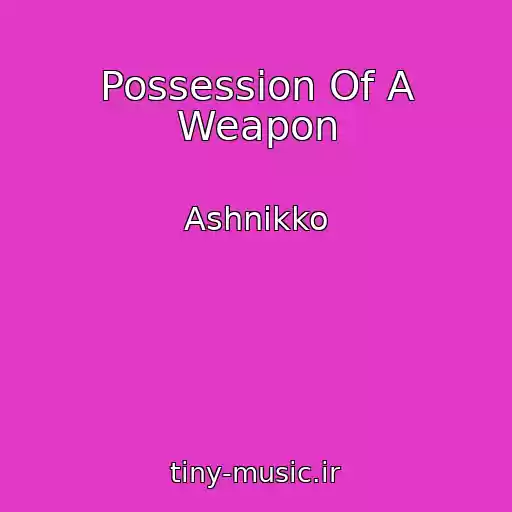 کاور آهنگ Possession Of A Weapon از Ashnikko